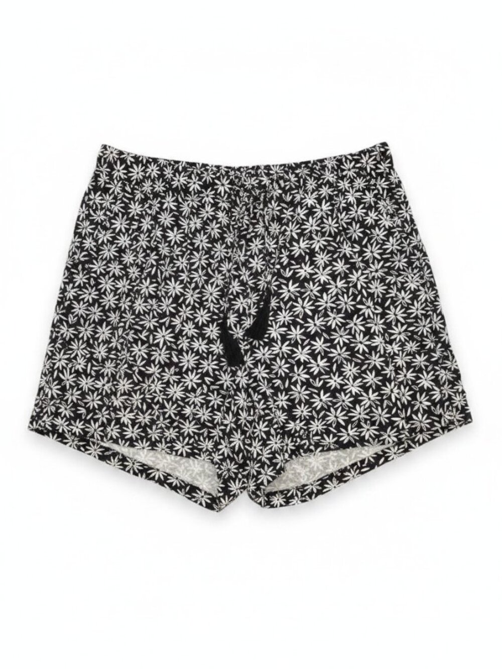 J. Jill Shorts Navy & White Daisy Floral Petite (PM) - NWOT